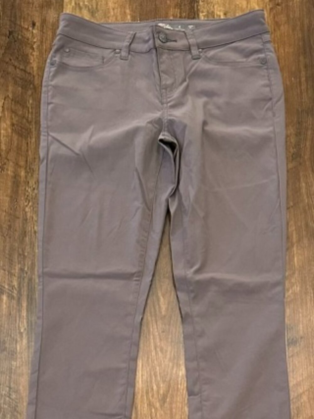 prAna Gray Skinny Pants – Size 4 – Stretch Performance Travel Pants